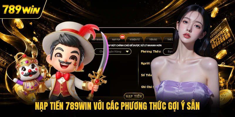 Nạp tiền 789WIN với các phương thức gợi ý sẵn